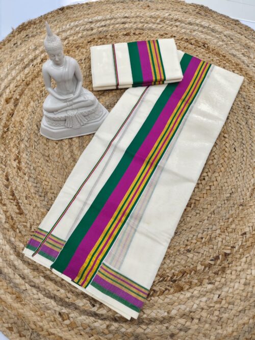 MULTI COLOURED GOLDEN SETMUNDU - Image 5