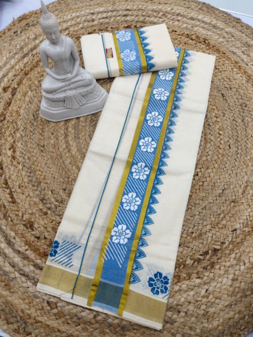 FIVE PETAL FLOWER PRINT SETMUNDU - Image 4