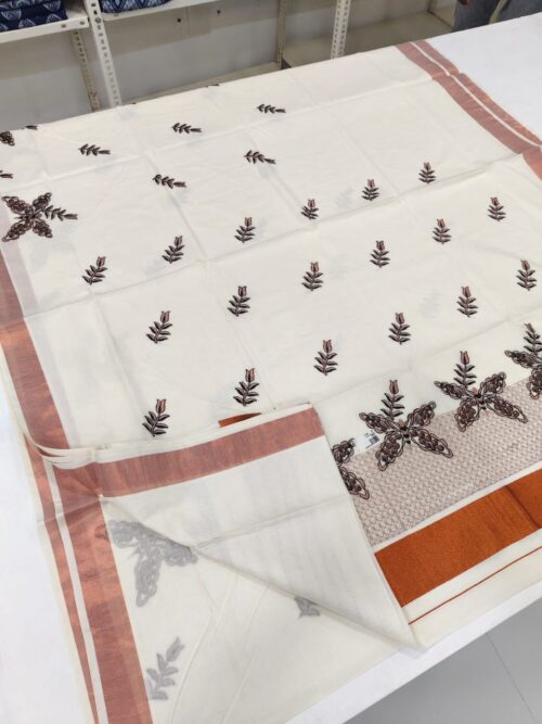 BUTTERFLY EMBROIDERY SAREE - Image 6