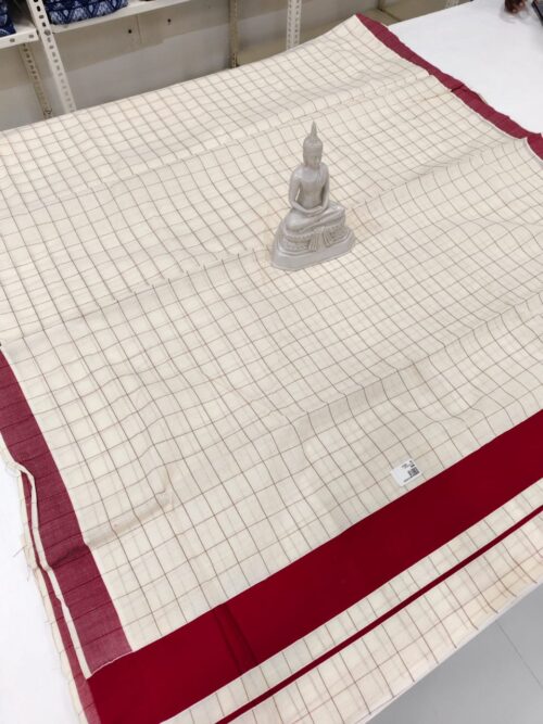 CHECKED SET SAREE - Image 3
