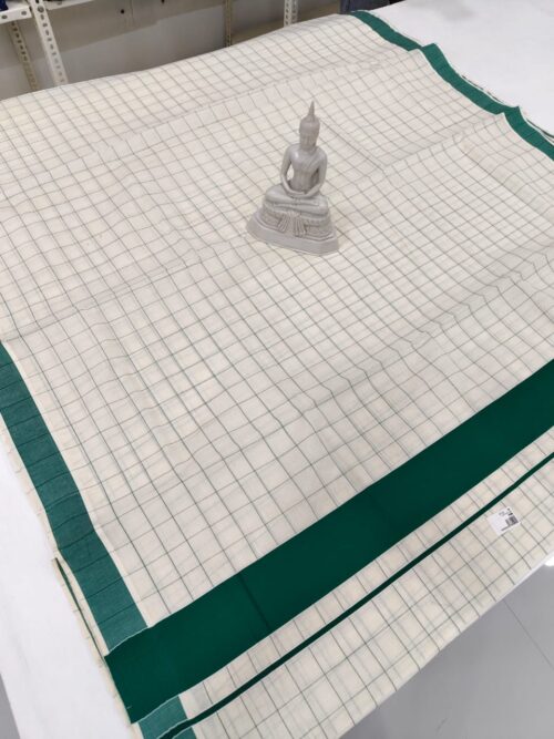 CHECKED SET SAREE - Image 5