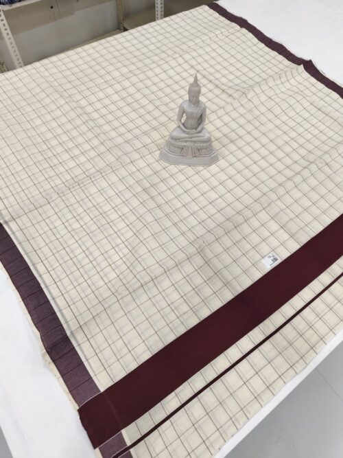 CHECKED SET SAREE - Image 8