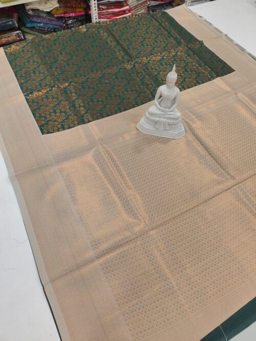 SEMI SILK BROCAD SAREE - Image 3