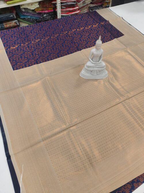 SEMI SILK BROCAD SAREE - Image 2