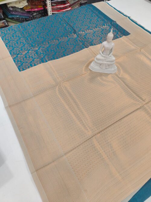 SEMI SILK BROCAD SAREE - Image 4