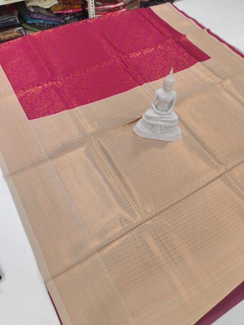 SEMI SILK BROCAD SAREE - Image 5